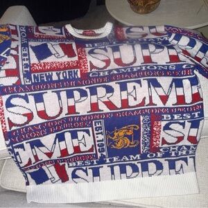 Supreme wool sweater